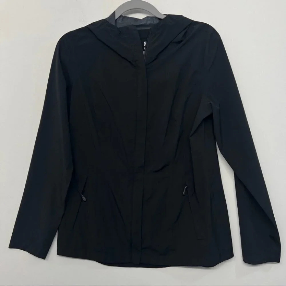 32 Degrees Black‎ Full Zip Windbreaker Jacket S Black